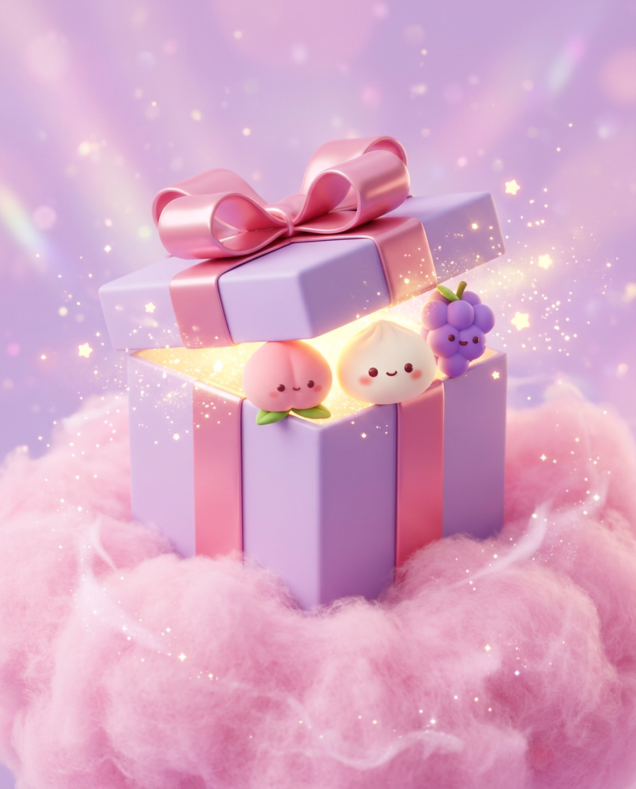 Mystery Box Mister Squishy ouverte avec des squishies qui en sortent